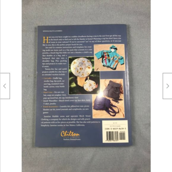 3 Quick Sewing Projects Pattern Books Travel Gear Gifts Mulari Hubble Rodale - Picture 5 of 12